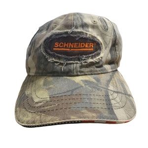 Vintage Lagenlook Realtree Hardwoods Camouflage Trucker Hat